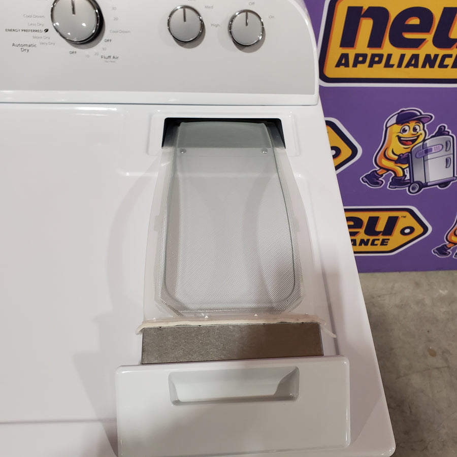 Whirlpool White Electric Extra Large 7.0 Cu. Ft. Dryer with Wrinkle Shield 22136SD350 - WED4815EW - Scratch & Dent (Moderate)