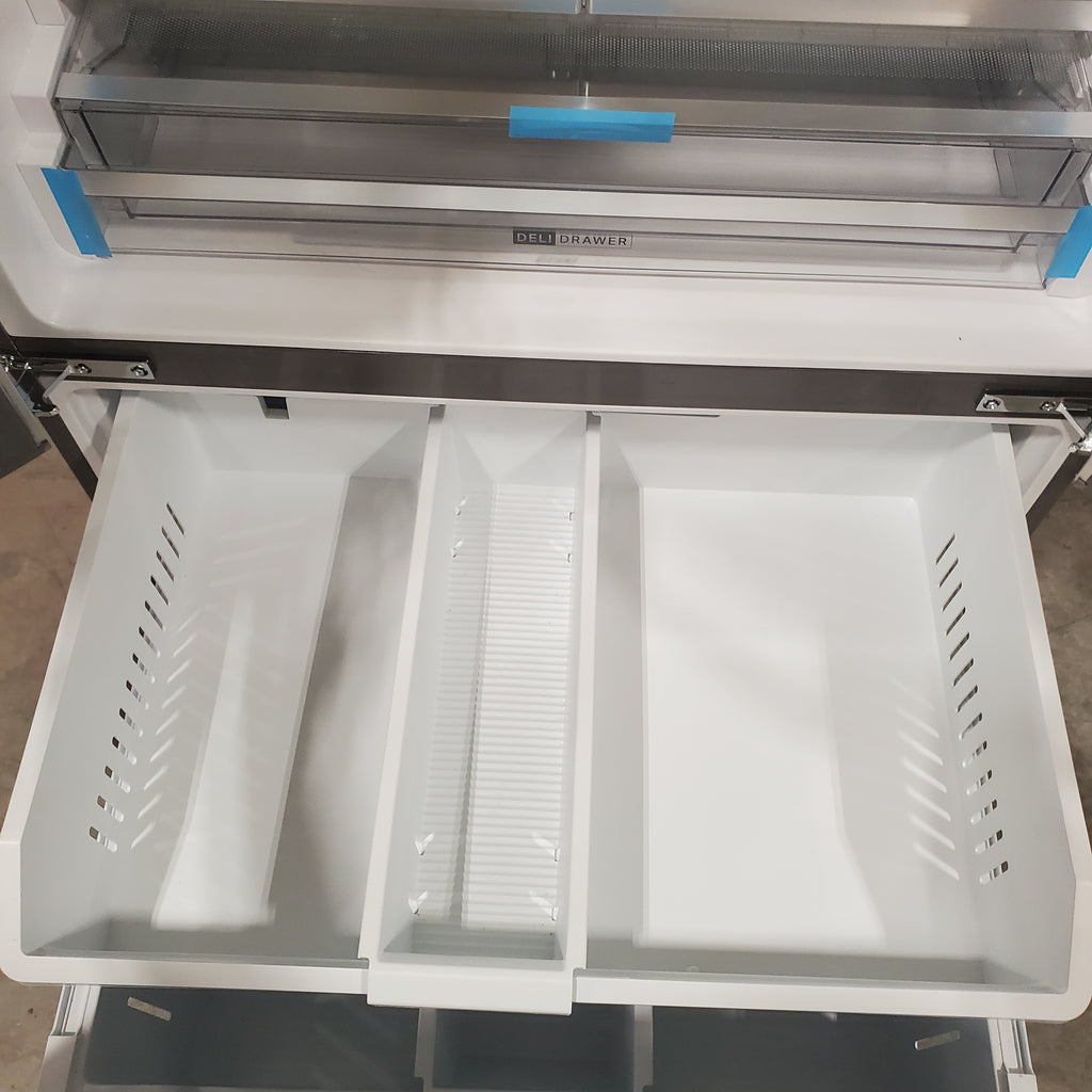 Pictures of Whirlpool 30.53-cu ft French Door Refrigerator with Ice Maker (Fingerprint Resistant Stainless Finish) ENERGY STAR WRFF3536SZ - Open Box - Neu Appliance Outlet - Discount Appliance Outlet in Austin, Tx