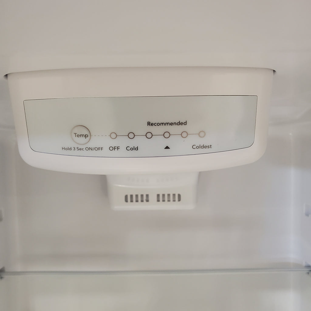 Pictures of Frigidaire Top Freezer 18 Cu. Ft. Capacity Refrigerator with Spacious Interior Storage and Bright LED Lighting in White FFHT1822UW - Scratch and Dent (Minor) - Neu Appliance Outlet - Discount Appliance Outlet in Austin, Tx
