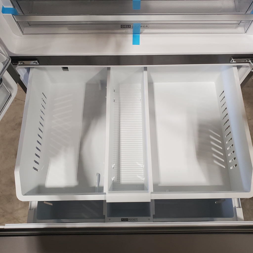 Pictures of Whirlpool 36-Inch French Door Refrigerator in Fingerprint Resistant Stainless Finish with In-Door Water and Ice Maker - 30 cu. ft. WRFF3536SZ - Open Box - Neu Appliance Outlet - Discount Appliance Outlet in Austin, Tx