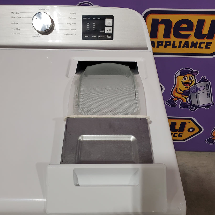 Maytag Top Load 4.8 cu ft Washer with Deep Fill and Slow-Close Glass Lid MVW6200KW - Scratch & Dent (Minor) and Maytag 7.0 cu ft Electric Dryer with Moisture Sensing and Quick Dry Cycle 16203 - MED6200KW - Scratch & Dent (Minor)