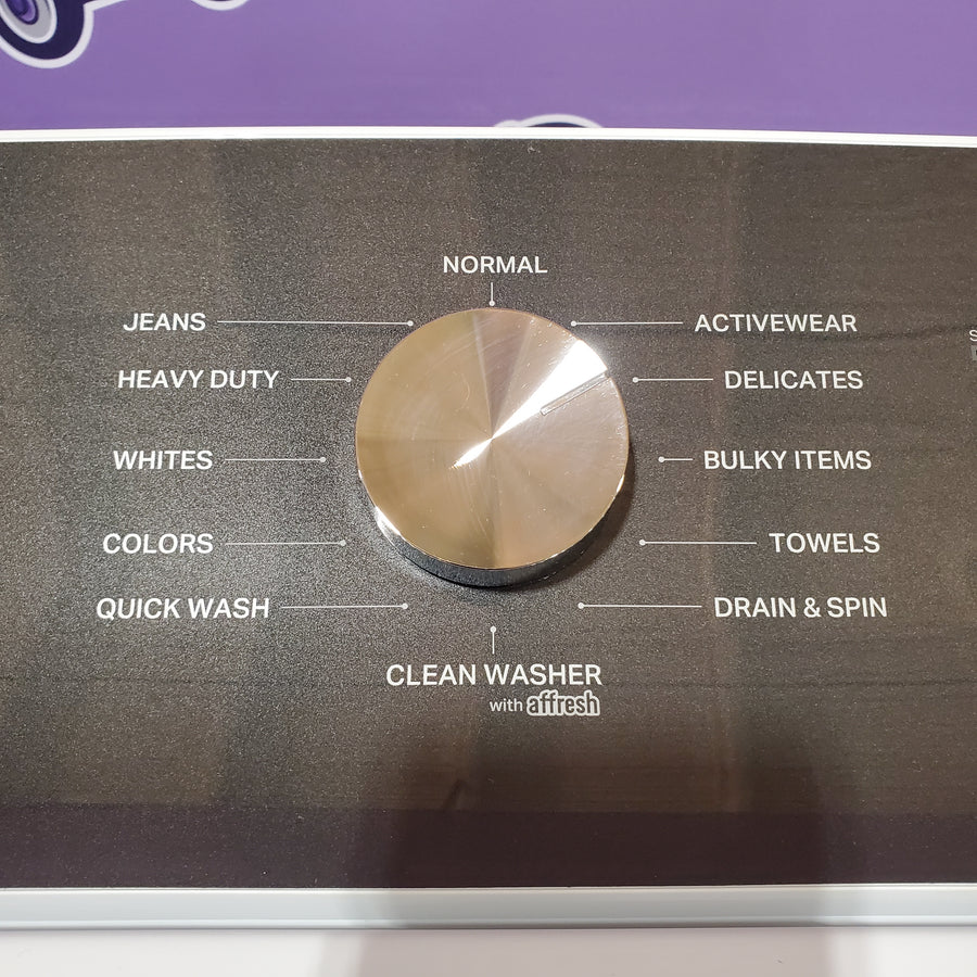 Whirlpool White Top Load 4.6 Cu. Ft. Washer with Built-In Faucet WTW5010LW - Scratch & Dent (Minor) and Whirlpool White Electric 7.0 Cu. Ft. Dryer with Moisture Sensing 16201 - WED5010LW - Scratch and Dent (Minor)