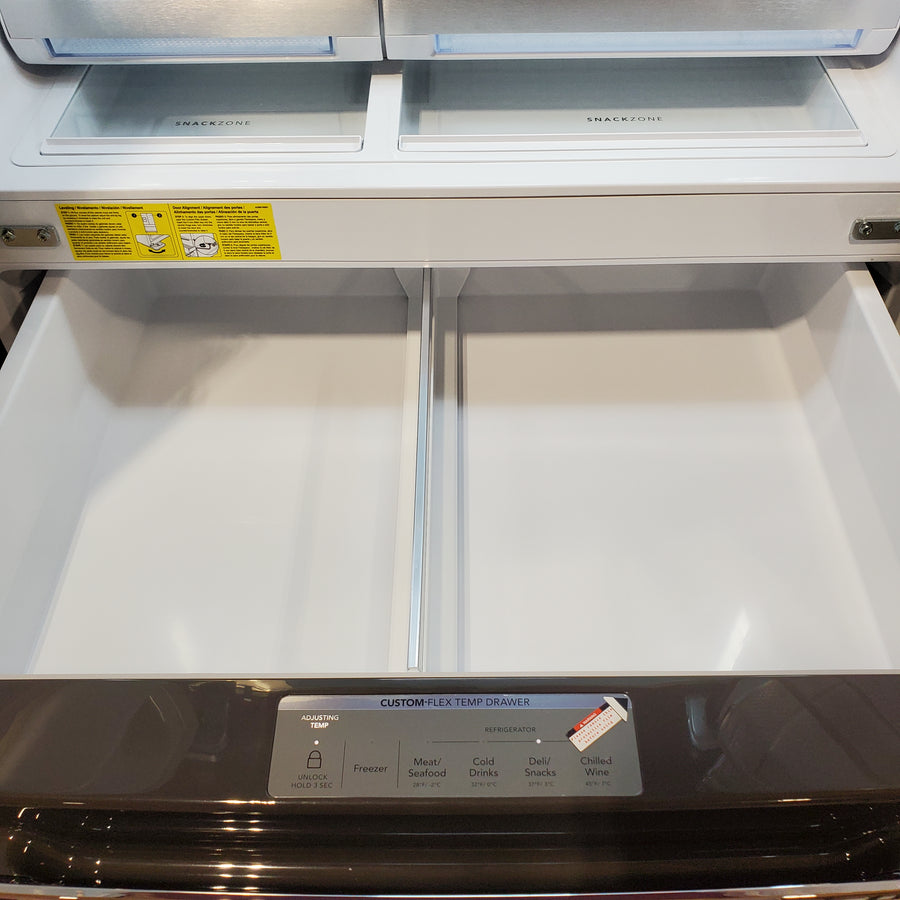 Frigidaire Gallery 26 Cu. Ft. Standard-Depth 4-Door French Door Refrigerator in Fingerprint Resistant Stainless Steel GRMS2773AF - Scratch & Dent (Moderate)