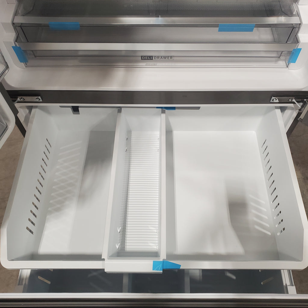 Whirlpool French Door Refrigerator in Fingerprint Resistant Stainless Finish with In-Door Water and Ice Maker - 30 cu. ft. 22SD023 - WRFF3536SZ - Open Box