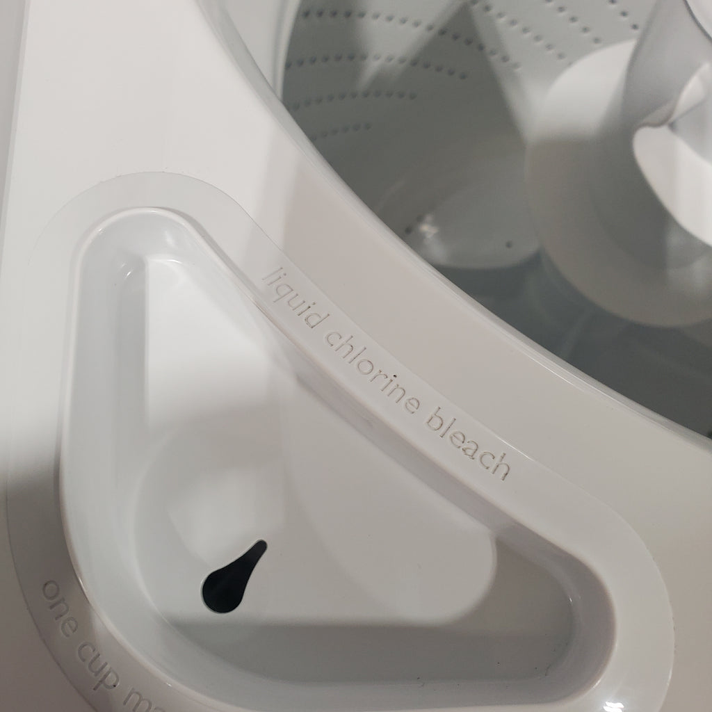 Pictures of Amana Top Load 3.5 Cu. Ft. Washer with Dual Action Agitator, Porcelain Tub, and Late Lid Lock NTW4516FW - Open Box - Neu Appliance Outlet - Discount Appliance Outlet in Austin, Tx