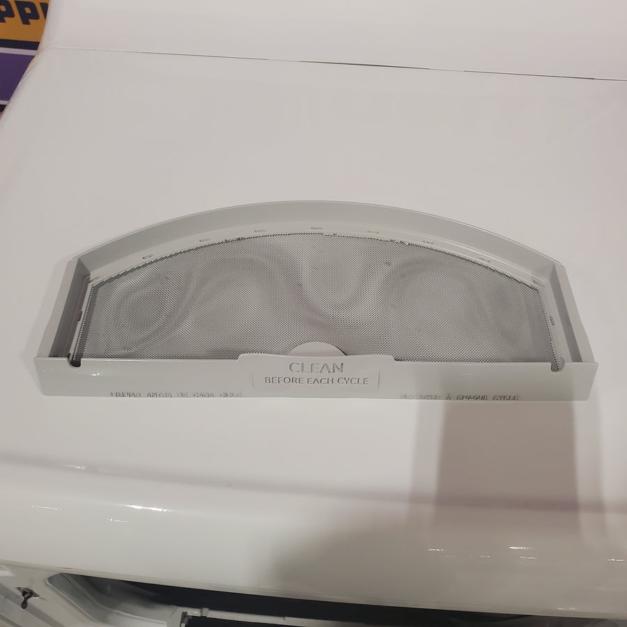 Hotpoint® 4.0 cu. ft. Capacity Washer with Cold Plus and Water Level Control HTW265ASWWW - Scratch & Dent (Major) and Hotpoint 6.2 cu. ft. Capacity Electric Dryer with Up To 120 ft. Venting and Shallow Depth 16178 - HTX26EASWWW - Scratch & Dent (Minor)