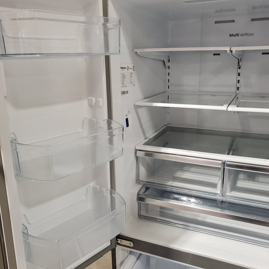 Hisense 26.6 cu. ft. French Door Refrigerator in Fingerprint Resistant Stainless Steel 22131SD96 - HRF266N6CSE1 - Scratch & Dent (Minor)