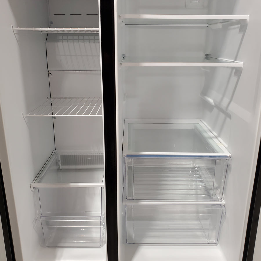 Frigidaire Black 26 Cu. Ft. Standard-Depth ENERGY STAR Side-by-Side Refrigerator with EvenTemp™ Cooling System 31133SD126 - FRSS2623AB - Scratch & Dent (Minor)