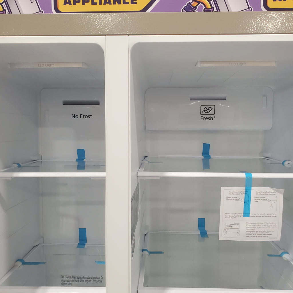 Hamilton Beach 20.6 cu. ft. Counter Depth Side by Side Refrigerator 26CR002 - HBF2064/HZ4602 - Scratch & Dent - Minor