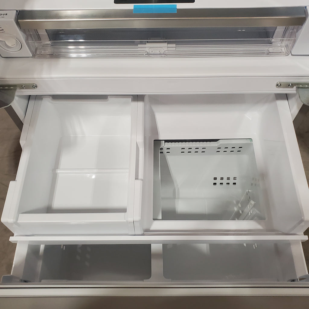 Pictures of Frigidaire 27.8-cu ft ENERGY STAR French Door Refrigerator with Dual Ice Maker in Fingerprint Resistant Stainless Steel 3SD1047 - GRFS2853AF - Scratch & Dent (Minor) - Neu Appliance Outlet - Discount Appliance Outlet in Austin, Tx