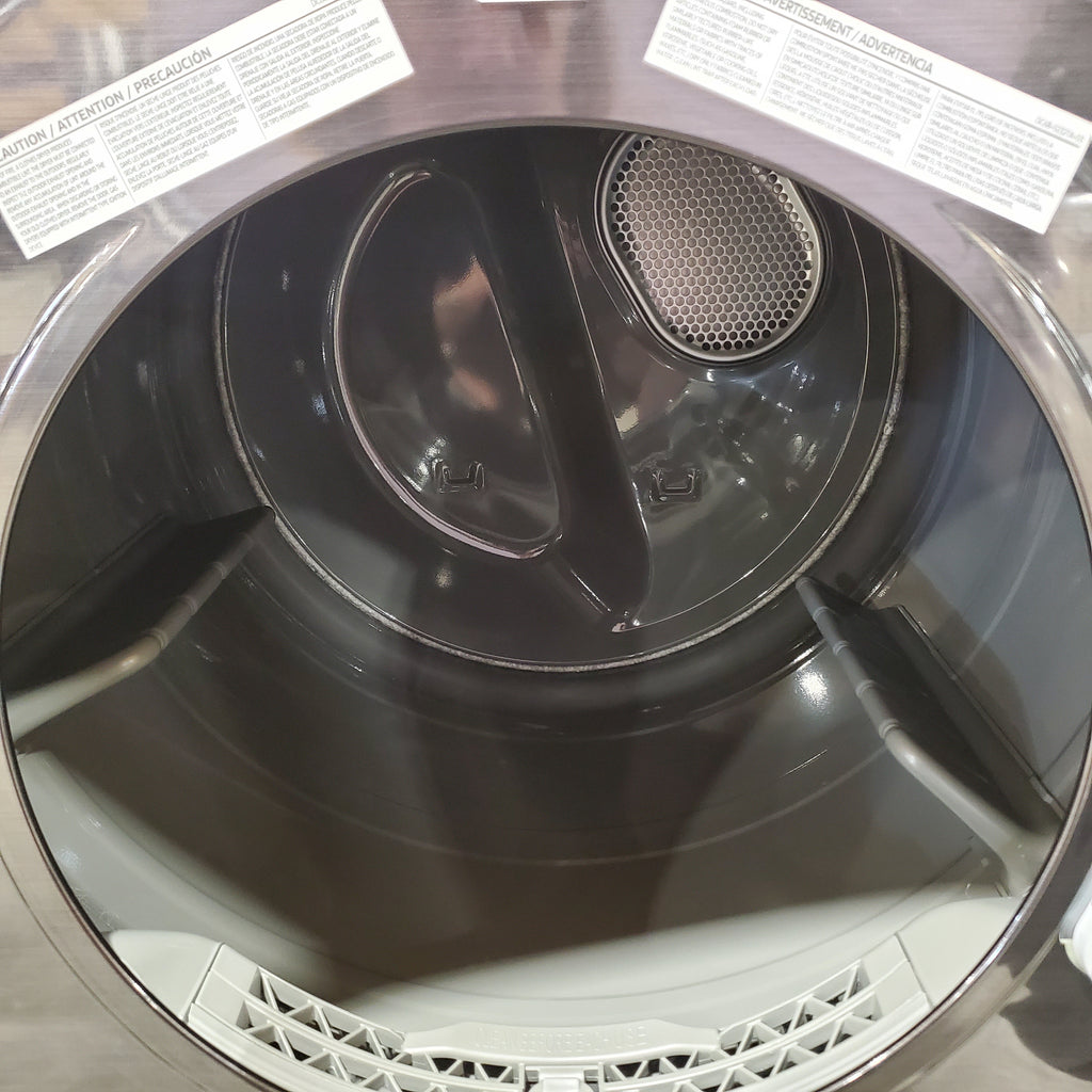 Pictures of Samsung Frontload Brushed Black7.5 Cu. Ft. Electric Dryer with Sensor Dry 31131SD53 - DVE45T6000V - Scratch & Dent (Minor) - Neu Appliance Outlet - Discount Appliance Outlet in Austin, Tx