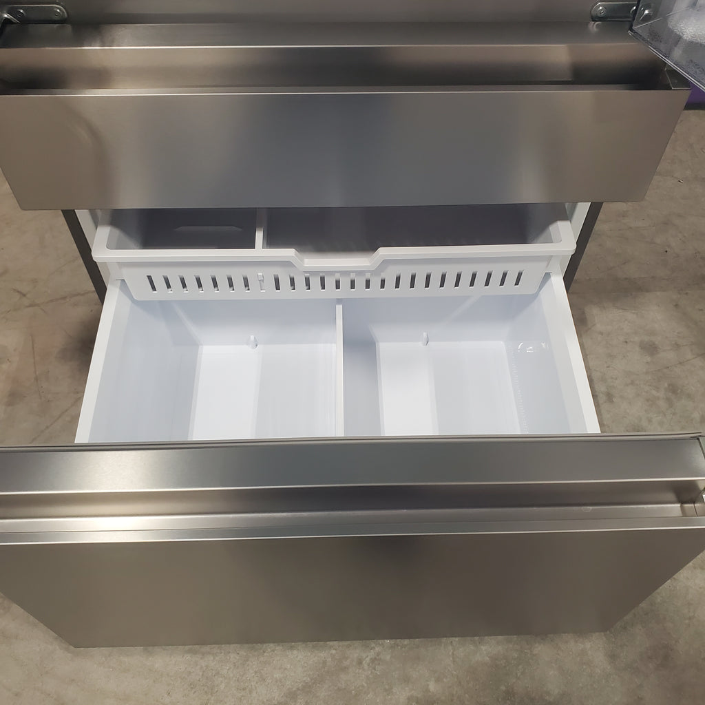 Pictures of Hisense Stainless Steel PureFlat 25.6-cu ft 4-Door Smart French Door ENERGY STAR Refrigerator with Ice Maker, Water and Ice Dispenser HRM260N6TSE - Open Box (Copy) - Neu Appliance Outlet - Discount Appliance Outlet in Austin, Tx