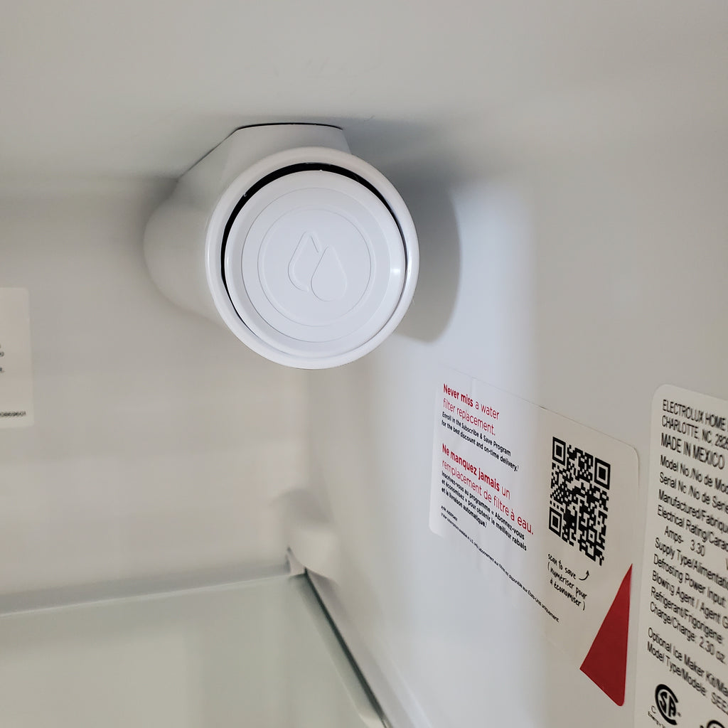 Pictures of Frigidaire Stainless Steel Standard Depth 25.6 Cu. Ft. Side by Side 36" Refrigerator with a EvenTemp Cooling System FRSS26L3AF - Open Box - Neu Appliance Outlet - Discount Appliance Outlet in Austin, Tx