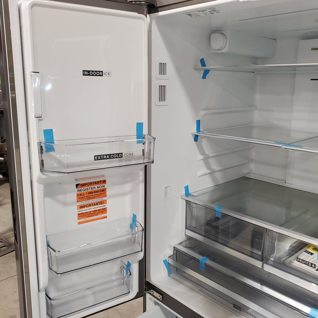 Whirlpool French Door Refrigerator in Fingerprint Resistant Stainless Finish with In-Door Water and Ice Maker - 30 cu. ft. 6SD133 - WRFF3536SZ - Scratch & Dent (Minor)