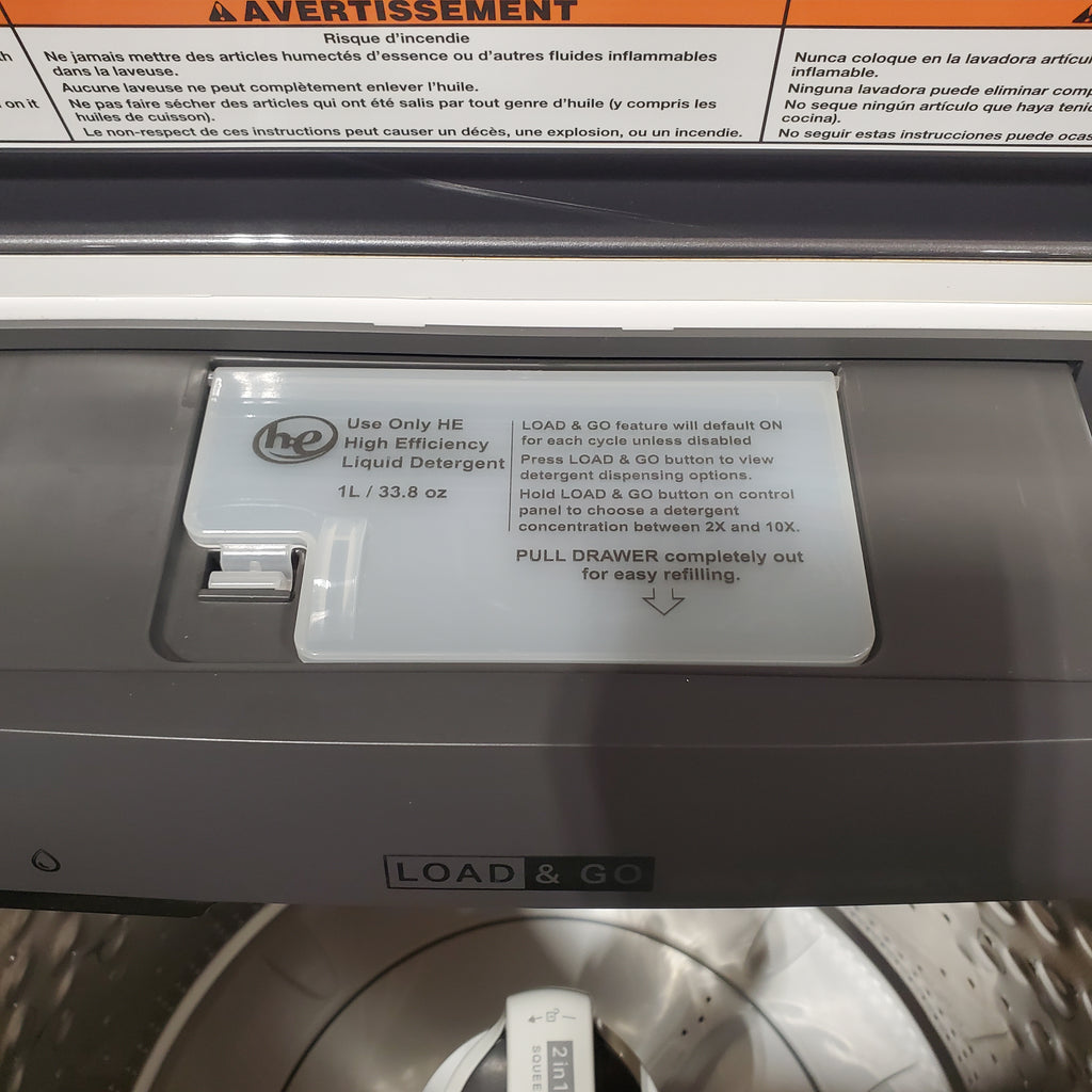 Pictures of Whirlpool 5.2 - 5.3 cu. ft. Top Load Washer with 2 in 1 Removable Agitator and Load & Go™ Dispenser WTW8127LW - Certified Refurbished - Neu Appliance Outlet - Discount Appliance Outlet in Austin, Tx