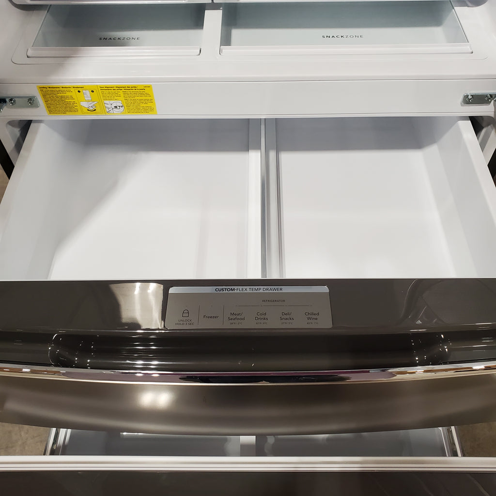 Pictures of Frigidaire Gallery 26 Cu. Ft. Standard-Depth 4-Door French Door Refrigerator in Fingerprint Resistant Stainless Steel 20534SD710 - GRMS2773AF - Scratch & Dent (Major) - Neu Appliance Outlet - Discount Appliance Outlet in Austin, Tx