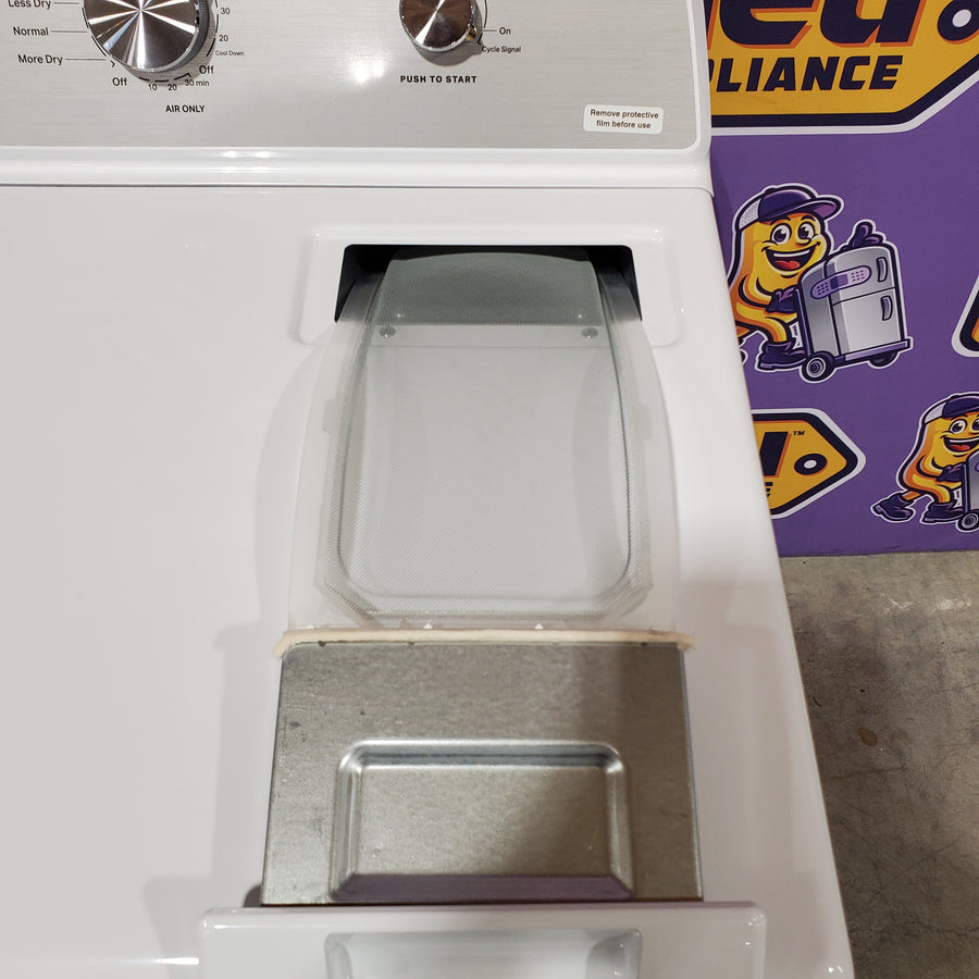 MayTag 7.0 cu. ft. Top Load Electric Wrinkle Prevent Dryer 22134SD244 - MED4500MW - Scratch & Dent (Minor)