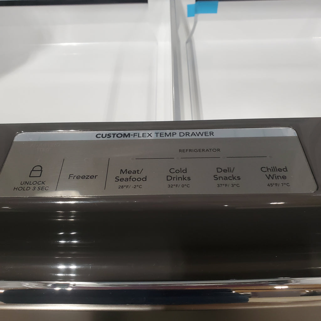 Pictures of Frigidaire Gallery 22 Cu. Ft. 4-Door Counter-depth French Door Refrigerator with Ice Maker (Fingerprint Resistant Stainless Steel) ENERGY STAR 20SD142 - GRMC2273CF - Scratch & Dent (Moderate) - Neu Appliance Outlet - Discount Appliance Outlet in Austin, Tx