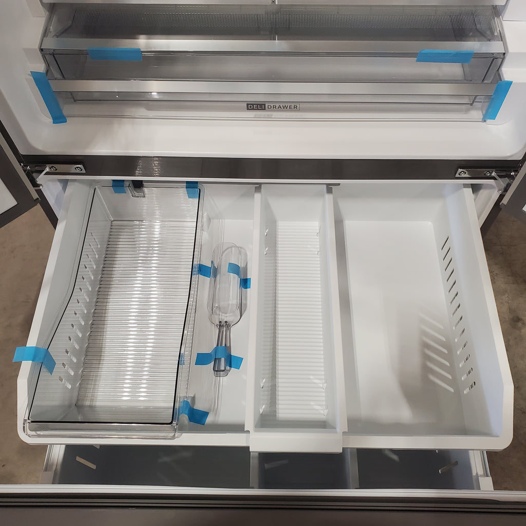 Pictures of Whirlpool Fingerprint Resistant Stainless Steel French Door 31 Cu. Ft. Refrigerator with Total Coverage Cooling WRFF3136SZ - Open Box - Neu Appliance Outlet - Discount Appliance Outlet in Austin, Tx