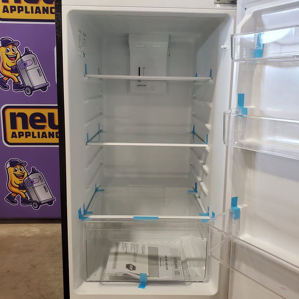 Pictures of Vissani 10.1 cu. ft. Top Freezer Refrigerator in Stainless Steel MDTF10SS - Scratch & Dent (Minor) - Neu Appliance Outlet - Discount Appliance Outlet in Austin, Tx