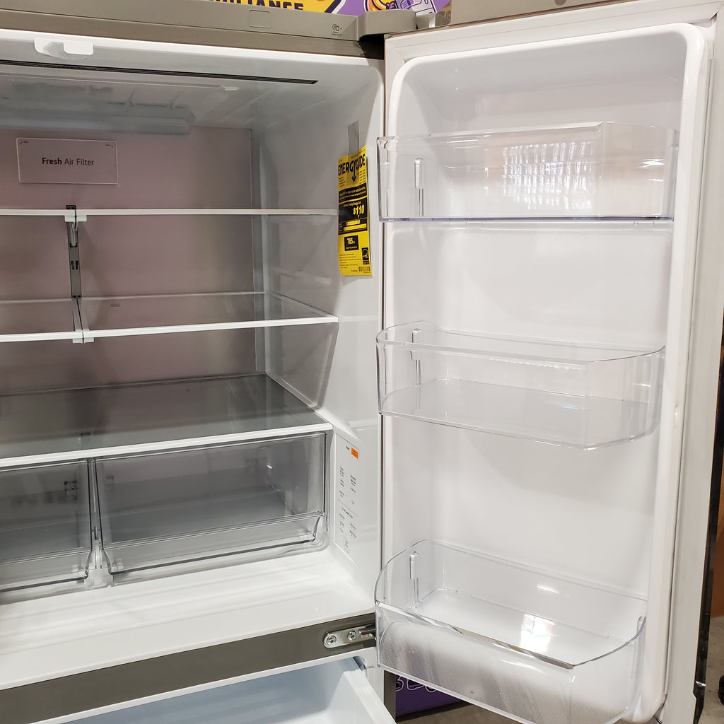 LG 29 cu. ft. Smart Standard-Depth MAX™ 4-Door French Door Refrigerator with Full-Convert Drawer™ in Print Proof Stainless Steel 22131SD89 - LF29H8330S - Scratch & Dent (Minor)