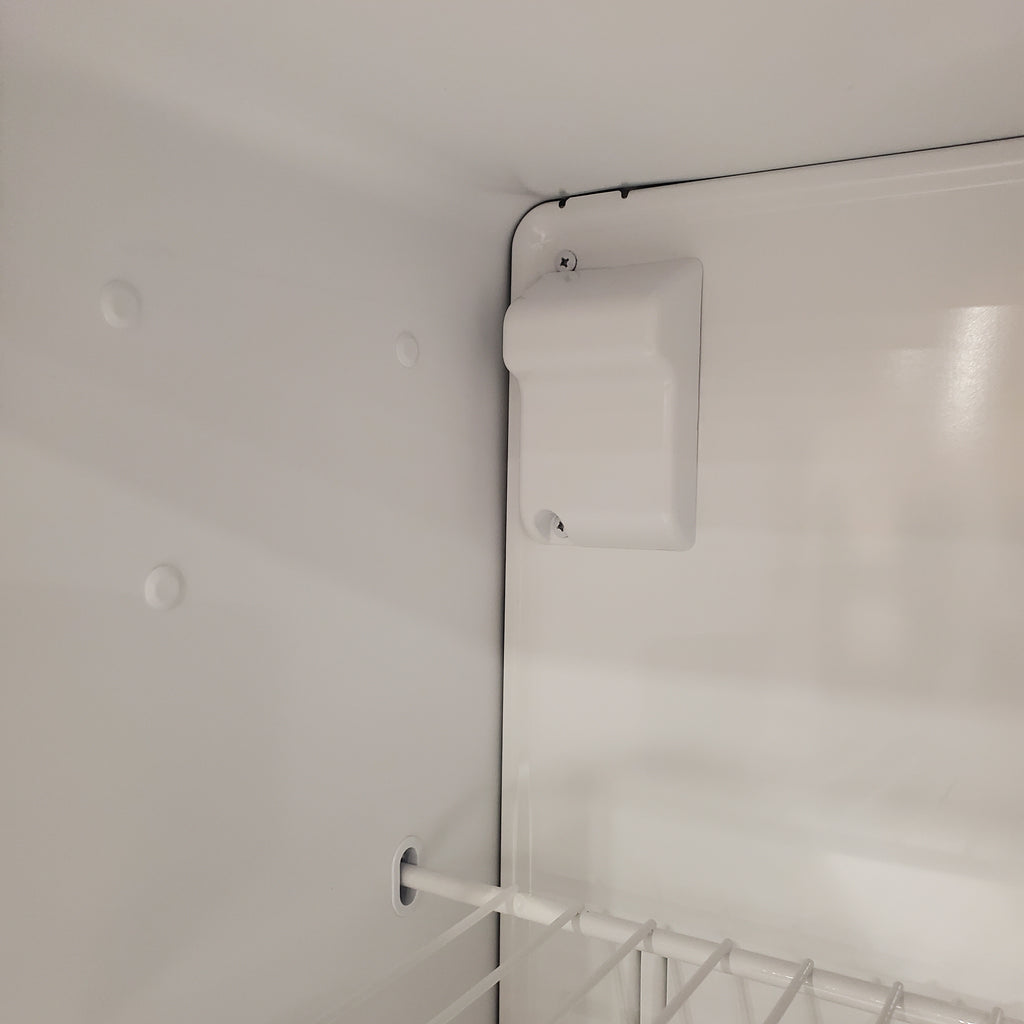 Pictures of Whirlpool 33" Wide 20.5 cu. ft. Top Freezer Refrigerator with Flexi-Slide Bin in Fingerprint-Resistant Stainless Steel 3SD672 - WRT311FZDZ - Scratch & Dent (Moderate) - Neu Appliance Outlet - Discount Appliance Outlet in Austin, Tx
