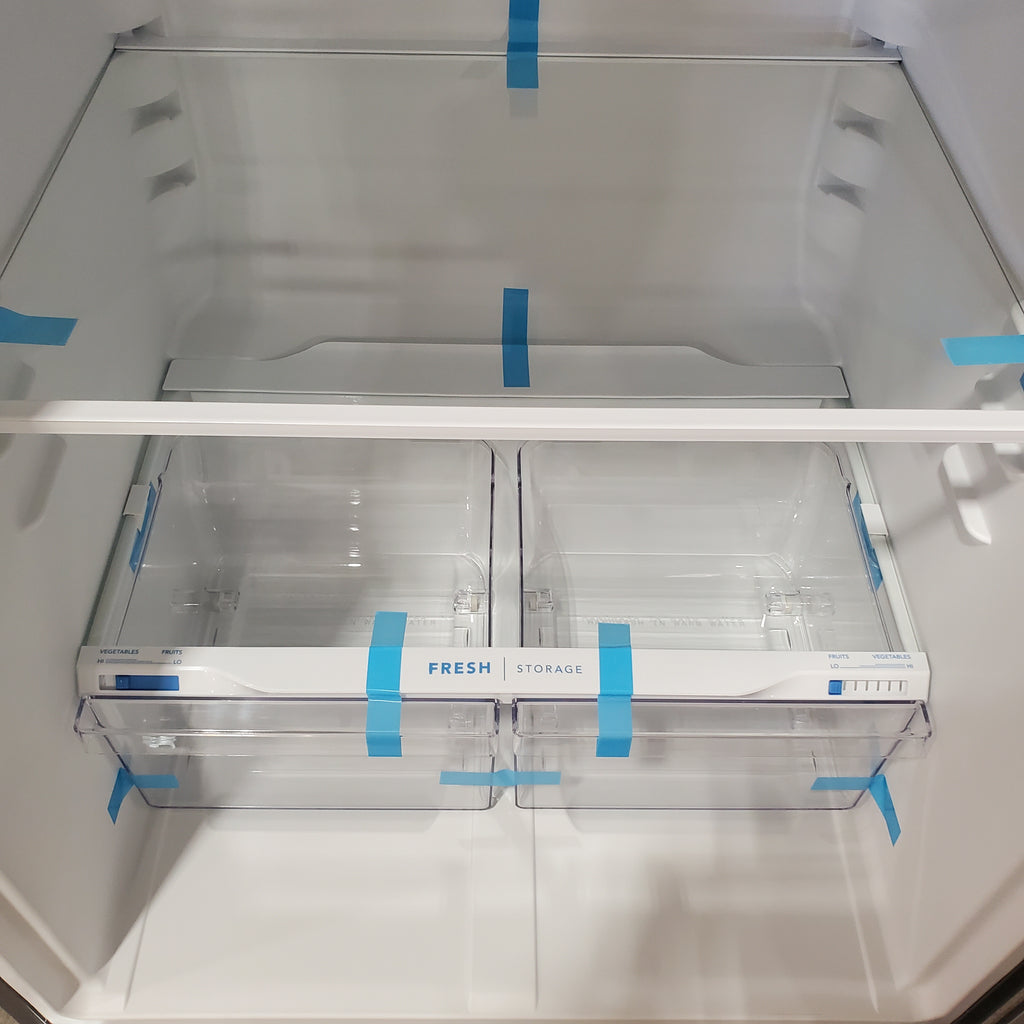 Pictures of Frigidaire 20 Cu. Ft. Garage Ready Top Freezer Refrigerator in Stainless Steel 3SD992 - FFHT2022AS - Scratch & Dent (Minor) - Neu Appliance Outlet - Discount Appliance Outlet in Austin, Tx