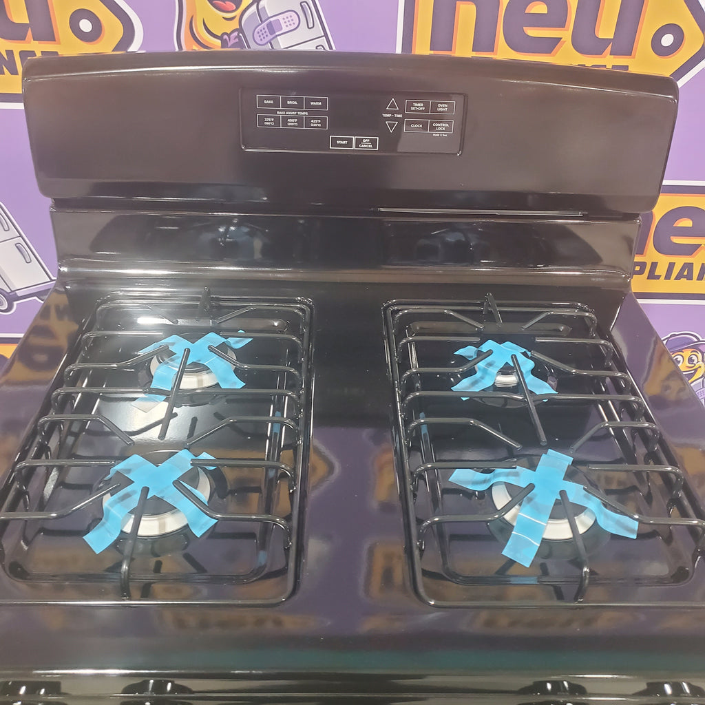 Pictures of Amana Gas 30 Inch Range with Bake Assist Temps and Extra Large Oven Window AGR6303MMB - Scratch and Dent (Minor) - Neu Appliance Outlet - Discount Appliance Outlet in Austin, Tx