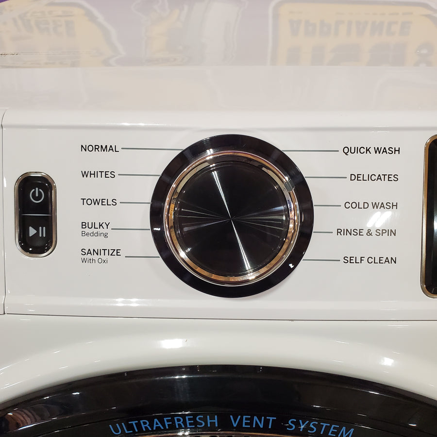 GE ENERGY STAR 4.8 cu. ft. Capacity Smart Front Load Washer with UltraFresh Vent System with OdorBlock 05CR75 - GFW550SSNWW - Scratch & Dent (Minor)