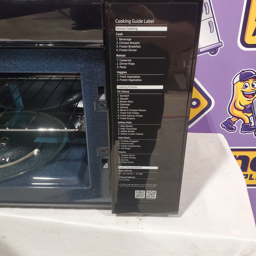 Pictures of Samsung 2.1 cu.ft. Over-the-Range Microwave with 400 CFM and Glass Touch Control 17SD227 - ME21M706BAS - Scratch & Dent (Minor) - Neu Appliance Outlet - Discount Appliance Outlet in Austin, Tx