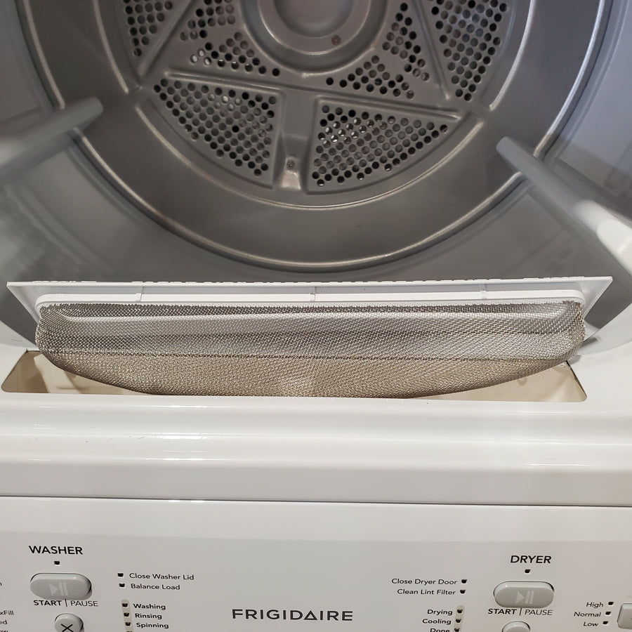 Frigidaire Electric Washer/Dryer Laundry Center - 3.9 Cu. Ft Washer and 5.5 Cu. Ft. Dryer 22SD56 - FLCE7522AW - Scratch & Dent (Minor)
