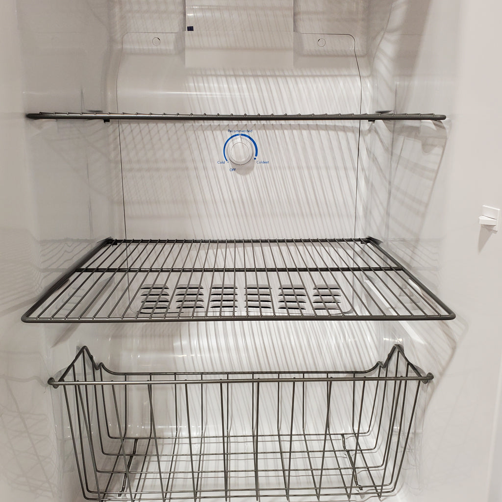 Pictures of Frigidaire 16 Cu. Ft. Garage Ready Upright Freezer in White 25137SD701 - FFFU16FSVW - Scratch & Dent (Moderate) - Neu Appliance Outlet - Discount Appliance Outlet in Austin, Tx