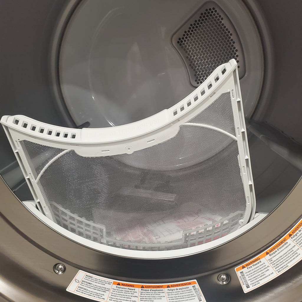 Pictures of LG Graphite Steel Front Load WashTower Single Unit with Center Controls 4.5 Cu. Ft. Washer and 7.4 Cu. Ft. Dryer 3SD886 - WKE100HVA - Open Box - Neu Appliance Outlet - Discount Appliance Outlet in Austin, Tx