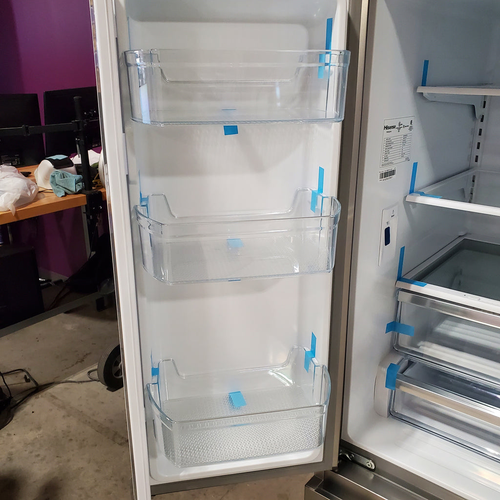 Hisense 26.6 cu. ft. French Door Refrigerator in Fingerprint Resistant Stainless Steel 5SD196 - HRF266N6CSE1 - Scratch & Dent (Minor)
