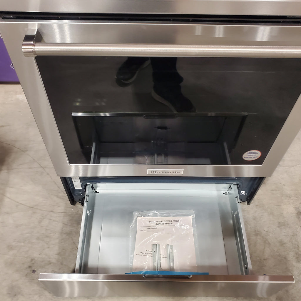 Pictures of KitchenAid 30-Inch 5-Element Electric Convection Range 25SD015 - KFEG500ESS - Scratch & Dent (Minor) - Neu Appliance Outlet - Discount Appliance Outlet in Austin, Tx