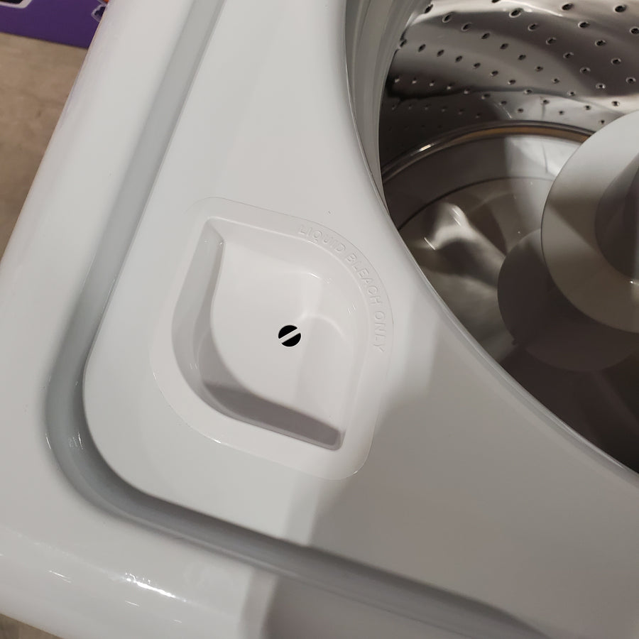GE Top Load 4.0 Cu. Ft. Capacity Washer with Stainless Steel Wash Basket GTW325ASWWW - New in Box and GE ENERGY STAR 7.4 cu. ft. Capacity Aluminized Alloy Drum Electric Dryer with Sensor Dry 16254 - GTD65EBSJWS - Certified Refurbished