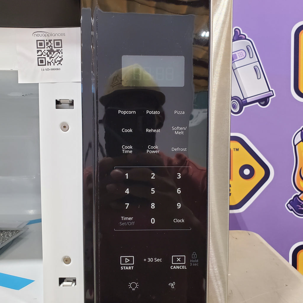 Pictures of Whirlpool Hood Combination 1.7 Cu. Ft. Microwave with Electronic Touch Controls and Dishwasher Safe Turntable Plate WMH31017HS - Open Box - Neu Appliance Outlet - Discount Appliance Outlet in Austin, Tx
