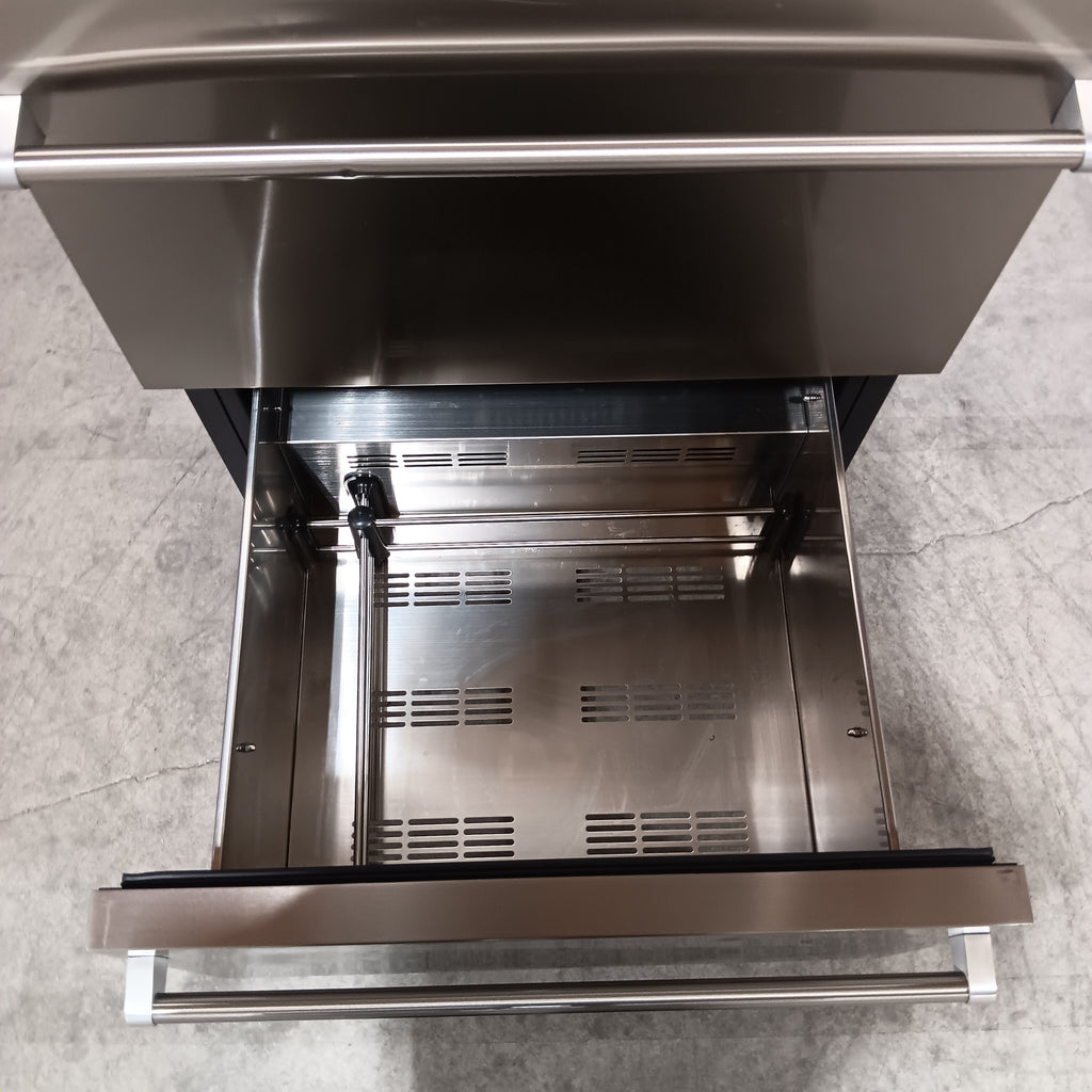 Pictures of Vinotemp 23.8-in W 100 -Can Capacity Stainless Steel Built-in/Freestanding Indoor Beverage Refrigerator with Glass Door 30131SD1 - EL-BWC108-SS - Open Box - Neu Appliance Outlet - Discount Appliance Outlet in Austin, Tx