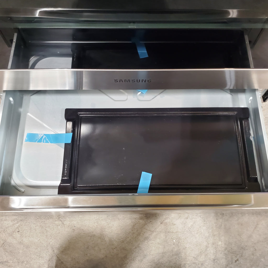 Pictures of Samsung Smart Freestanding Gas 6.0 Cu. Ft. Range with No Preheat Are Fry and Convection in Stainless Steel NX60A6511SS - Open Box - Neu Appliance Outlet - Discount Appliance Outlet in Austin, Tx