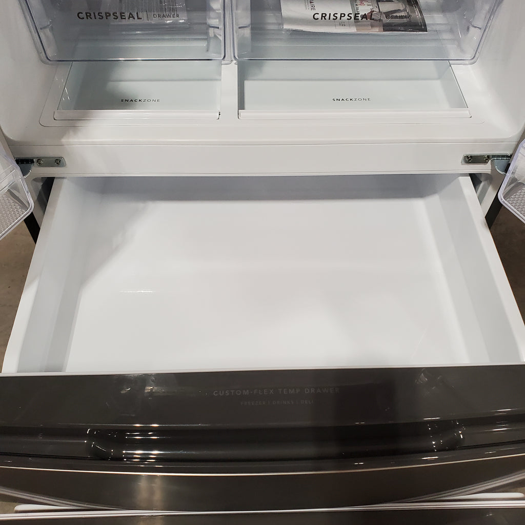 Pictures of Frigidaire Gallery 26 Cu. Ft. Standard-Depth 4-Door French Door Refrigerator in Fingerprint Resistant Stainless Steel 20534SD708 - GRMS2773AF - Scratch & Dent (Moderate) - Neu Appliance Outlet - Discount Appliance Outlet in Austin, Tx