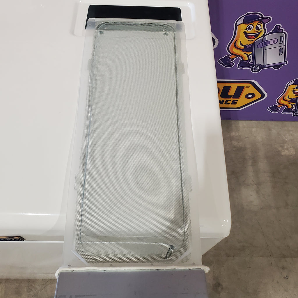 Pictures of Maytag 4.5 cu. ft. Capacity Top Load Washer with Power™ Agitator and Deep Fill MVW4505MW - Open Box and Maytag 7.0 cu. ft. Capacity Top Load Electric Wrinkle Prevent Dryer MED4500MW - Scratch & Dent (Minor) - Neu Appliance Outlet - Discount Appliance Outlet in Austin, Tx