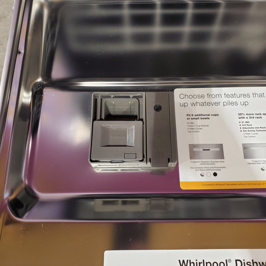 Whirlpool Built In Dishwasher with 55 dBA in Fingerprint Resistant Stainless Steel 251315SD1141 - WDP540HAMZ - Scratch & Dent (Major)
