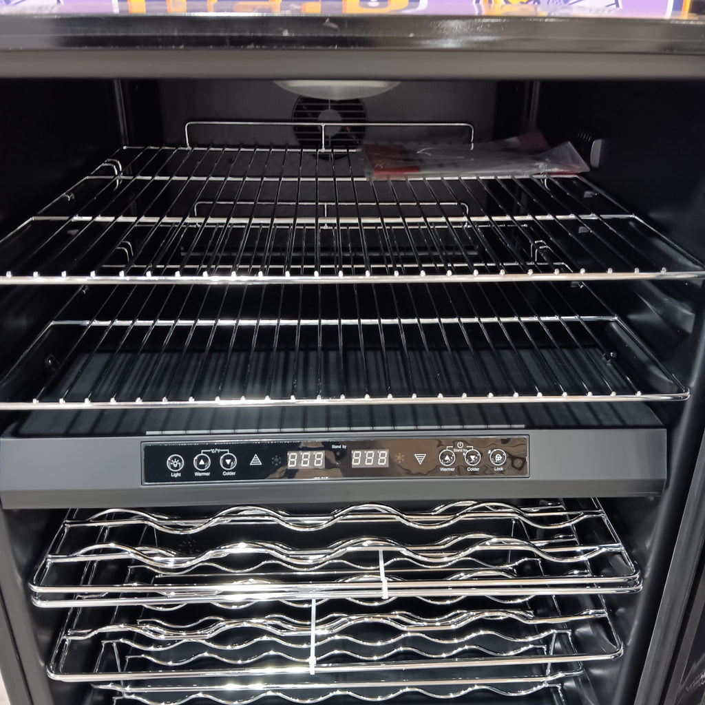 Magic Chef 44 Bottle Dual Zone Wine Cooler in Stainless Steel 25137SD739 - HMWC44DZ - Scratch & Dent (Moderate)