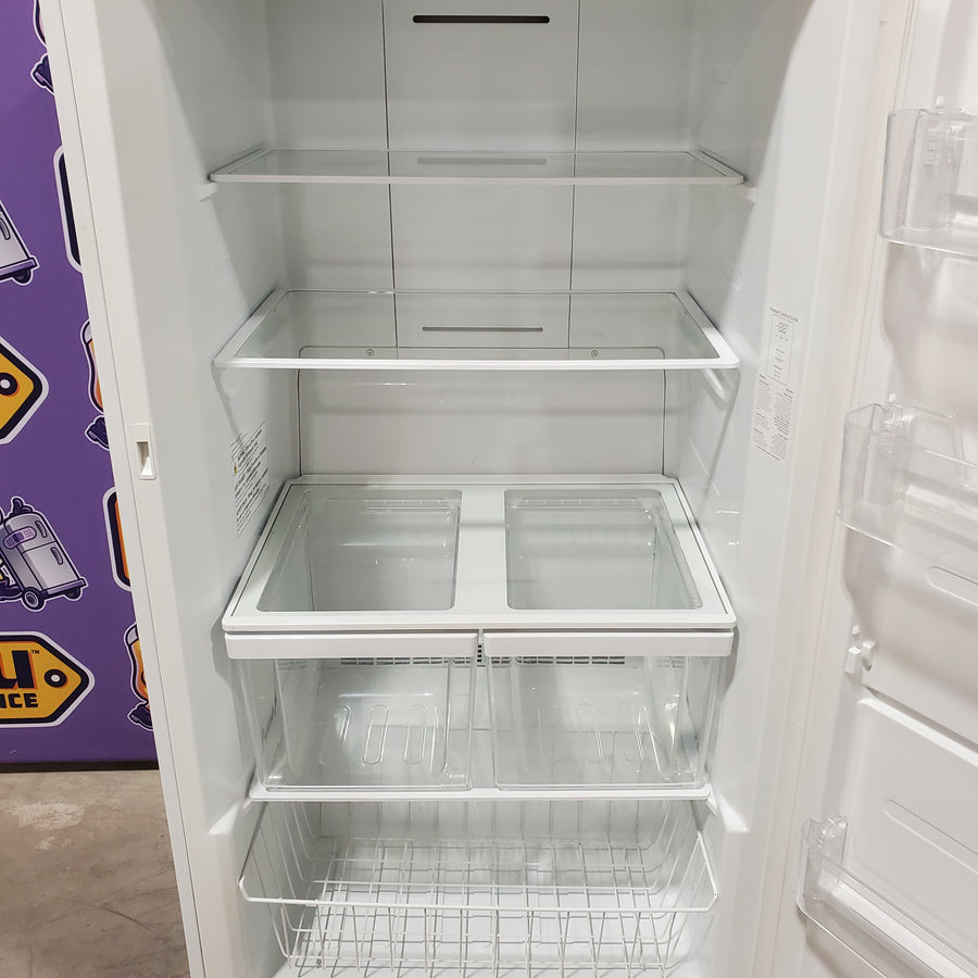 GE® ENERGY STAR® 17.3 Cu. Ft. Frost-Free Garage Ready Upright Freezer 31135SD269 - FUF17DLRWW - Scratch & Dent - Moderate