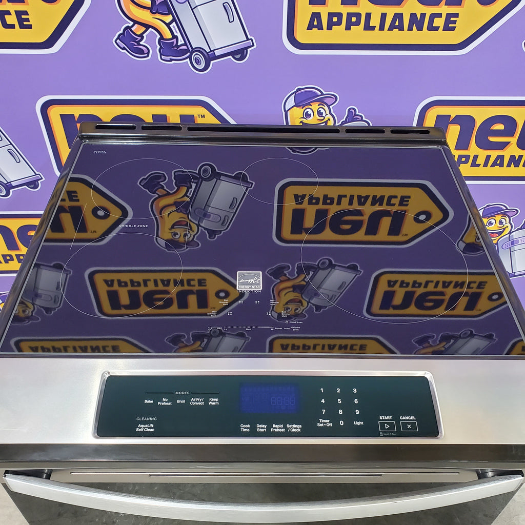 Pictures of Whirlpool 30 In. Induction Range with No Preheat Air Fry and Air Cooking Technology in Fingerprint Stainless Steel WSIS5030RZ - Open Box - Neu Appliance Outlet - Discount Appliance Outlet in Austin, Tx