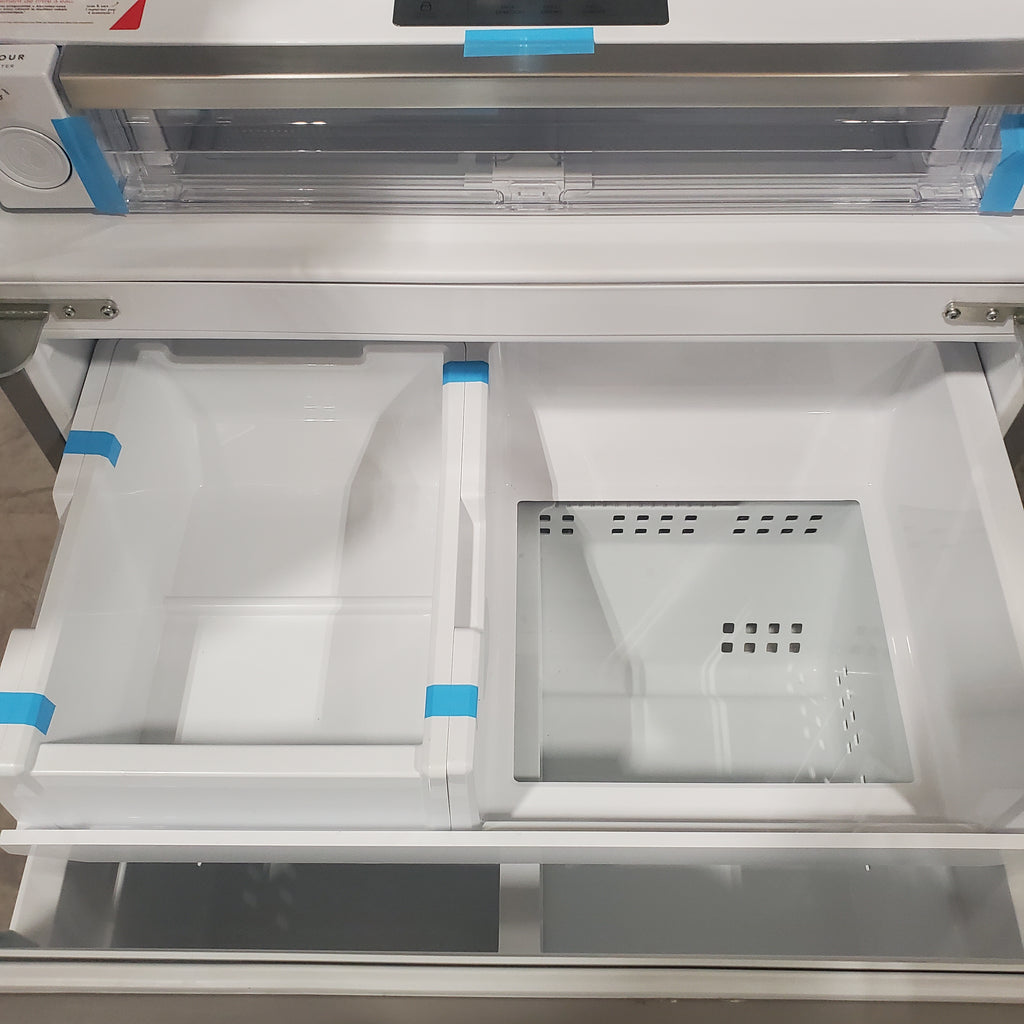 Pictures of Smudge-Proof Stainless Steel ENERGY STAR Frigidaire Gallery 27.8 cu. ft. 3 Door French Door Refrigerator with Dual Ice Maker- Open Box - Neu Appliance Outlet - Discount Appliance Outlet in Austin, Tx