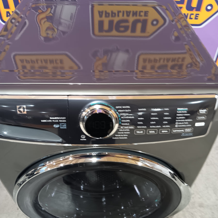 Electrolux Titanium Front Load 600 Series 4.5 Cu. Ft. Washer with Smartboost ELFW7637AT - Open Box and Electrolux Frontload Electric Steam Dryer 16287 - ELFE7537AT - Open Box