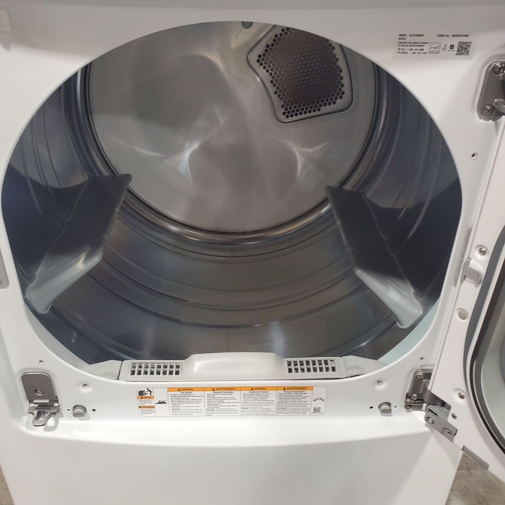 Pictures of LG White Top Load 5.0 Cu. Ft. Mega Capacity Washer with TurboDrum Technology WT7150CW - New in Box and LG White Electric 7.3 Cu. Ft. Ultra Large Capacity Smart Wi-Fi Enabled Dryer with TurboSteam DLEX7900WE - Certified Refurbished - Neu Appliance Outlet - Discount Appliance Outlet in Austin, Tx