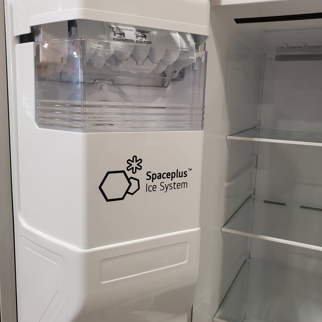 Pictures of LG 27 cu. ft. Standard-Depth, Side-by-side Refrigerator, with Ice and Water and Bar Handle Design 22136SD272 - LS27T3230S - Scratch & Dent (Major) - Neu Appliance Outlet - Discount Appliance Outlet in Austin, Tx