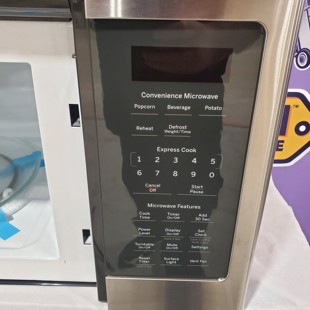 Pictures of GE Over-The-Range 1.7 Cu. Ft. Microwave Oven with Weight/Time Defrost and Turntable On/Off 5SD277 - JVM6172SKSS - Open Box - Neu Appliance Outlet - Discount Appliance Outlet in Austin, Tx